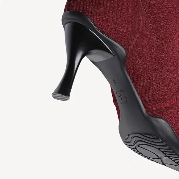 Cosy Island Burgundy Pointed Toe Heeled Long Boots- Brand New - Picture 4 of 15